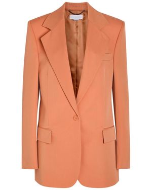 Stella McCartney Boyfriend Wool Blazer - Orange