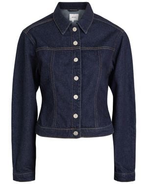 Reformation Knightly Panelled Denim Jacket - Blue