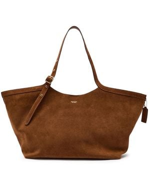 COACH Gramercy Suede Tote - Brown
