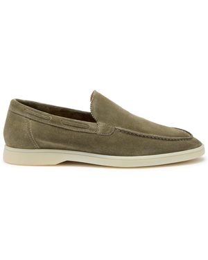 Aurélien Yacht Suede Loafers - Green