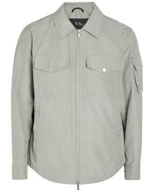 Moose Knuckles Charlesbourg Shell Overshirt - Grey
