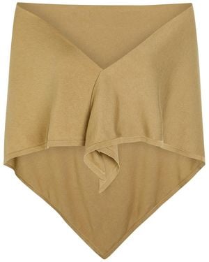 TOTEME Large Knitted Triangle Scarf - Natural
