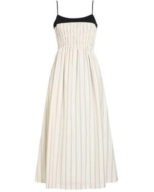 Rails Primrose Striped Cotton Midi Dress - White