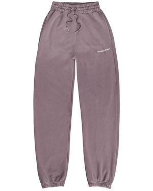 MKI Miyuki-Zoku Uniform Logo-Print Cotton-Blend Joggers - Purple