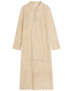 Zimmermann Wanderlust Sun Crochet Cotton-Blend Midi Dress - Natural
