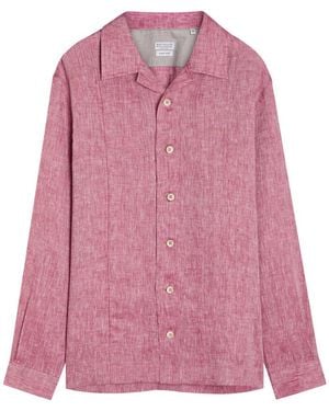 Brunello Cucinelli Linen Shirt - Pink