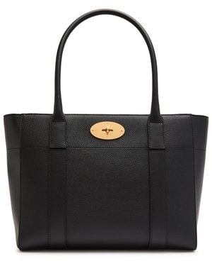 Mulberry Bayswater 9 To 5 Grained Leather Tote Bag - Black
