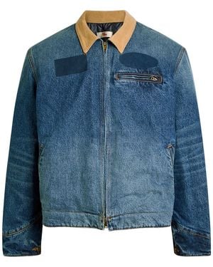 CHERRY LA Sun Faded Washed Jacket - Blue