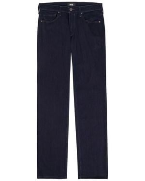PAIGE Normandie Straight-Leg Jeans - Blue