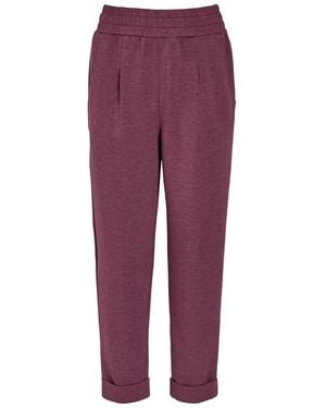 Varley The Rolled Cuff Pant 25In Stretch-Jersey Joggers - Purple
