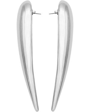 Hugo Kreit Nail Earrings - White