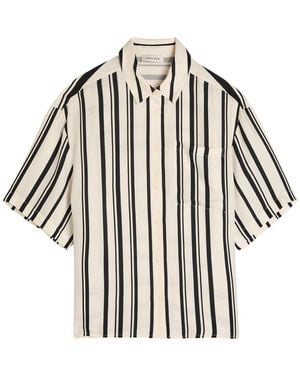 Anine Bing Coco Striped Satin Shirt - Multicolor