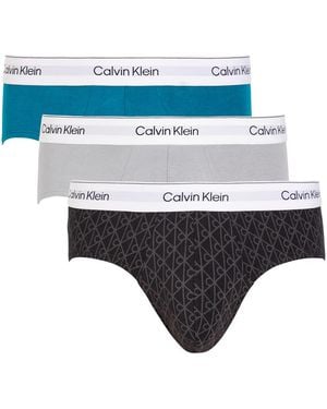Calvin Klein Icon Stretch-Cotton Briefs - Blue