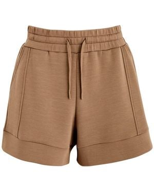 Varley Atrium Stretch-Jersey Shorts - Brown