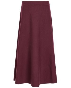 Jonathan Simkhai Cassie Close-Knit Wool Maxi Skirt - Purple