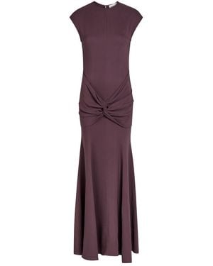 TOVE Ames Twisted Jersey Maxi Dress - Purple