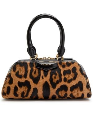 Givenchy Antigona East-West Mini-Print Calf Hair Cross-Body Bag - Multicolour