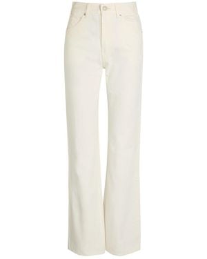 Nili Lotan Joan Straight-Leg Jeans - White