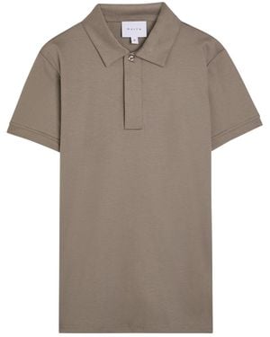 Raith Santi Mercerized Cotton Polo Shirt - Grey