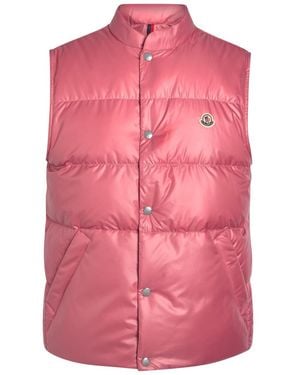 Moncler Restigo Quilted Shell Gilet - Pink