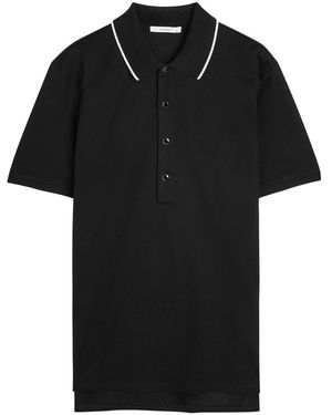 Givenchy Piqué Cotton Polo Shirt - Black