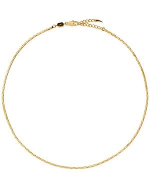 Missoma X Lucy Williams Cobra 18Kt-Plated Choker - Metallic