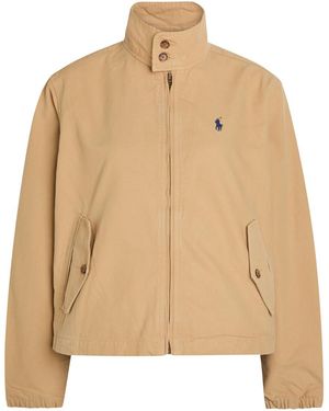 Polo Ralph Lauren Funnel-Neck Canvas Jacket - Natural