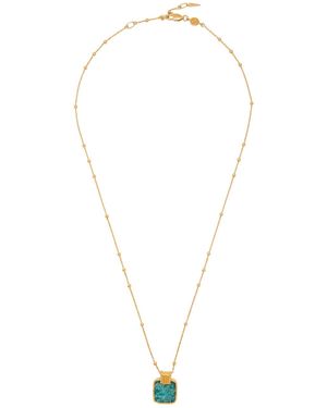 Missoma Amazonite Lena 18Kt Vermeil Necklace - Metallic