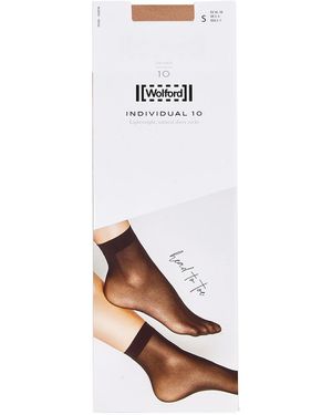 Wolford Individual 10 Denier Socks - White