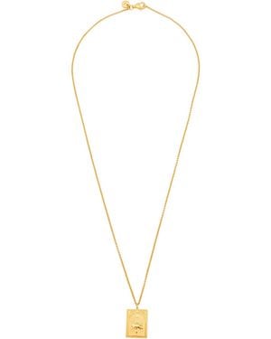 Tom Wood Tarot Strength -plated Necklace - Metallic
