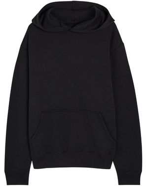 Literary Sport Conrad Hooded Cotton Sweatshirt - Black
