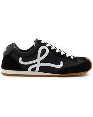 Loewe Ballet Runner 2.0 Panelled Nylon Trainers - Black