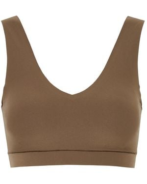 Chantelle Soft Stretch Padded Soft-Cup Bra - Brown