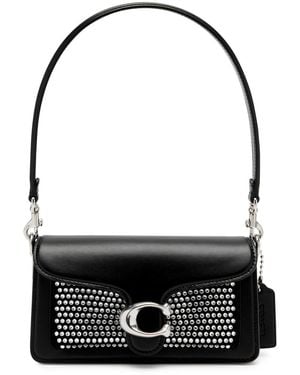 COACH Tabby 20 Crystal-Embellished Leather Cross-Body Bag - Black