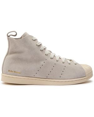 adidas X Wales Bonner Superstar Brushed Suede Trainers - White