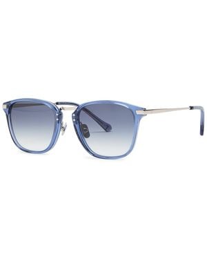 Finlay & Co. X Noel Gallagher Round-Frame Sunglasses - Blue