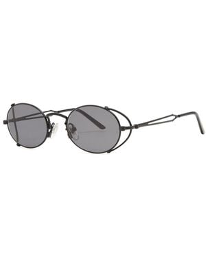 Jean Paul Gaultier Oval-Frame Sunglasses - Black