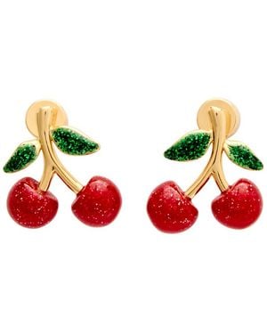 COACH Cherry Stud Earrings - Red