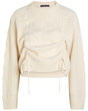 High Revue Cable-Knit Jumper - Natural