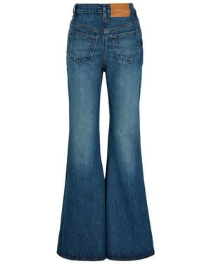 A.W.A.K.E. MODE Mirror Flared-Leg Jeans - Blue