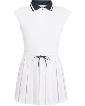 Varley Nico 32 Stretch-Jersey Mini Court Dress - White