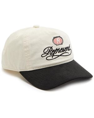 Represent Gran Cru Embroidered Cotton Cap - White
