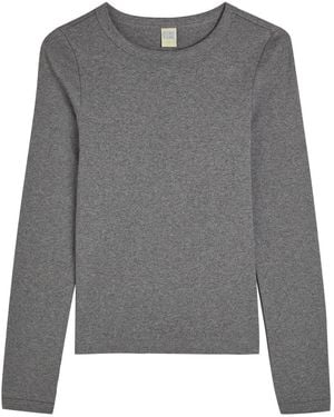 Flore Flore Max Cotton T-Shirt - Gray