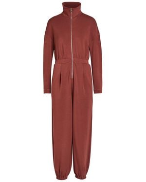 Varley Jessie Stretch-Jersey Jumpsuit - Red