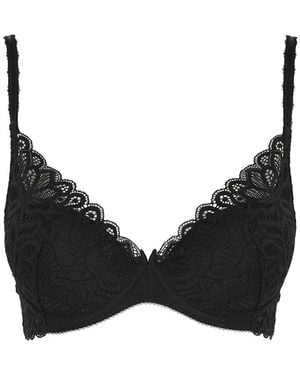 Wacoal Raffine Lace Push-Up Bra - Black