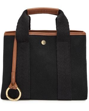 Rue de Verneuil Traversée S Verneuil Canvas Tote Bag - Black