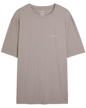 Condition Everyday Logo Stretch-Jersey T-Shirt - Grey