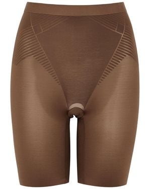 Spanx Thinstincts 2.0 Mid-Thigh Shorts - Brown