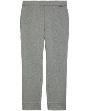 Moncler Tapered-Leg Cotton-Blend Joggers - Grey