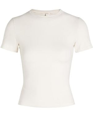 Skims Cotton-Jersey T-Shirt - White